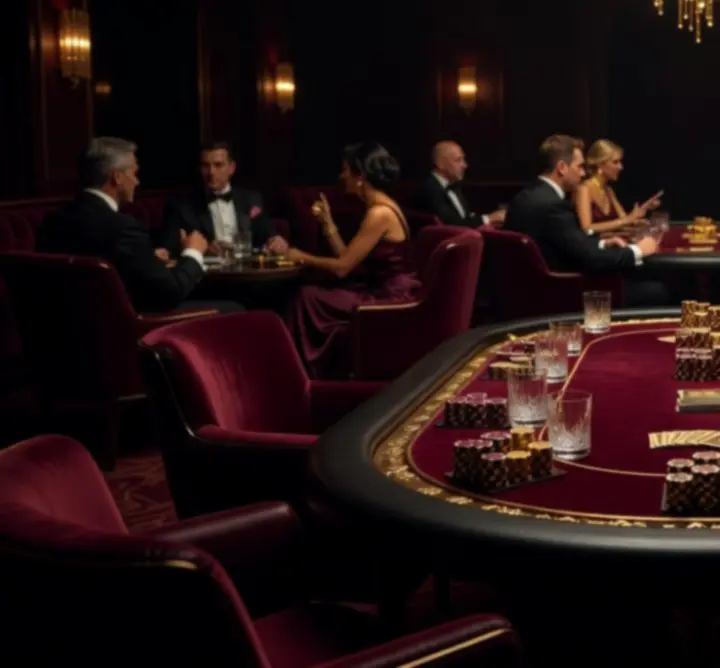 Prémium lounge stílusú póker hangulat, elegáns belső térrel